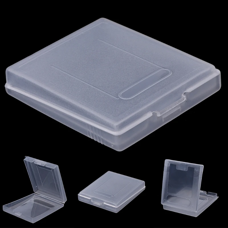 Clear Plastic Game Cartridge Case Dust Cover For Game Boy Color GBC