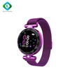 Waterproof IP67 Stainless Steel Wearable Lady Smart Watch with health monitor features