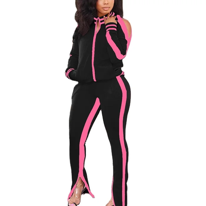 Casual Ladies Sweatsuit Two Piece Sets 