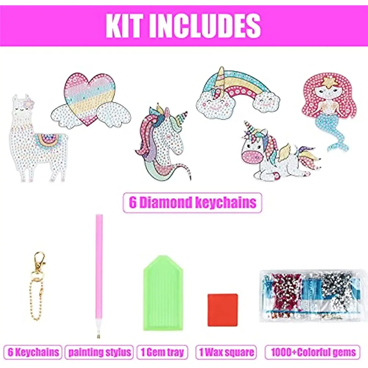 Kit De Creación De Diademas Para Niñas | Manualidades Con Satén, Diamantes Y Flores | Para 5 Años En Adelante