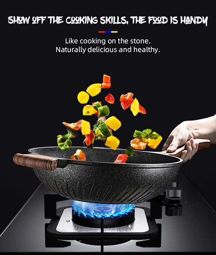 Maifan Stone Non Stick Pans Fry Cookware Kitchen Pan Frying Cooking Ware Non Stick Skillet Non Stick Frying Pan