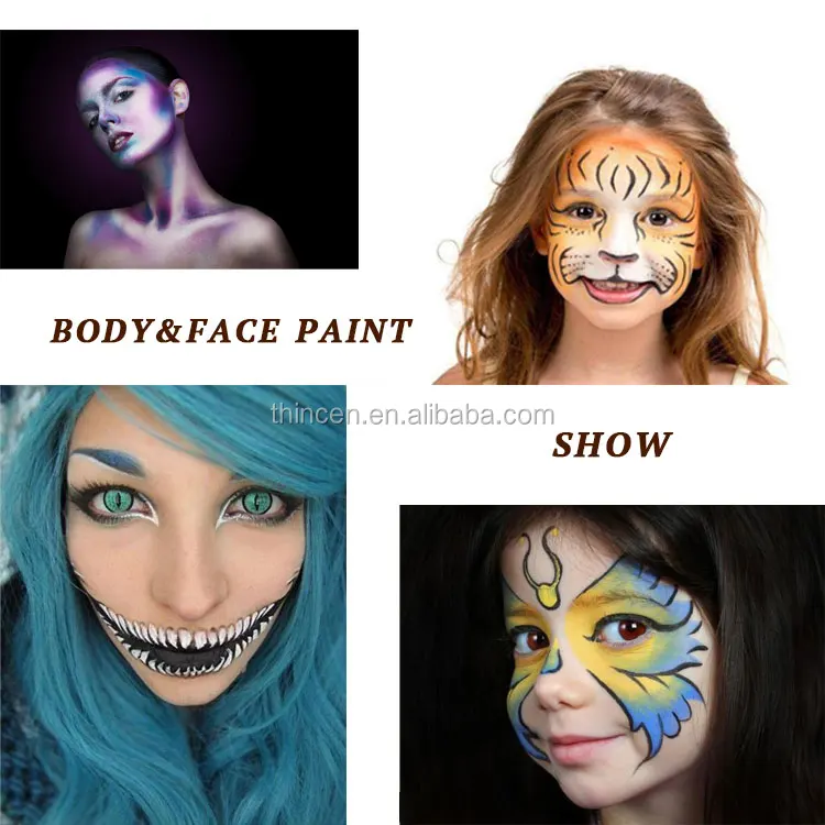 Hot Selling Body Art Painting Supplies Makeup Palette Halloween Face Paint Kit