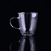 Anti-hot Double Walled Glass Tea Cup For Drinking Ware