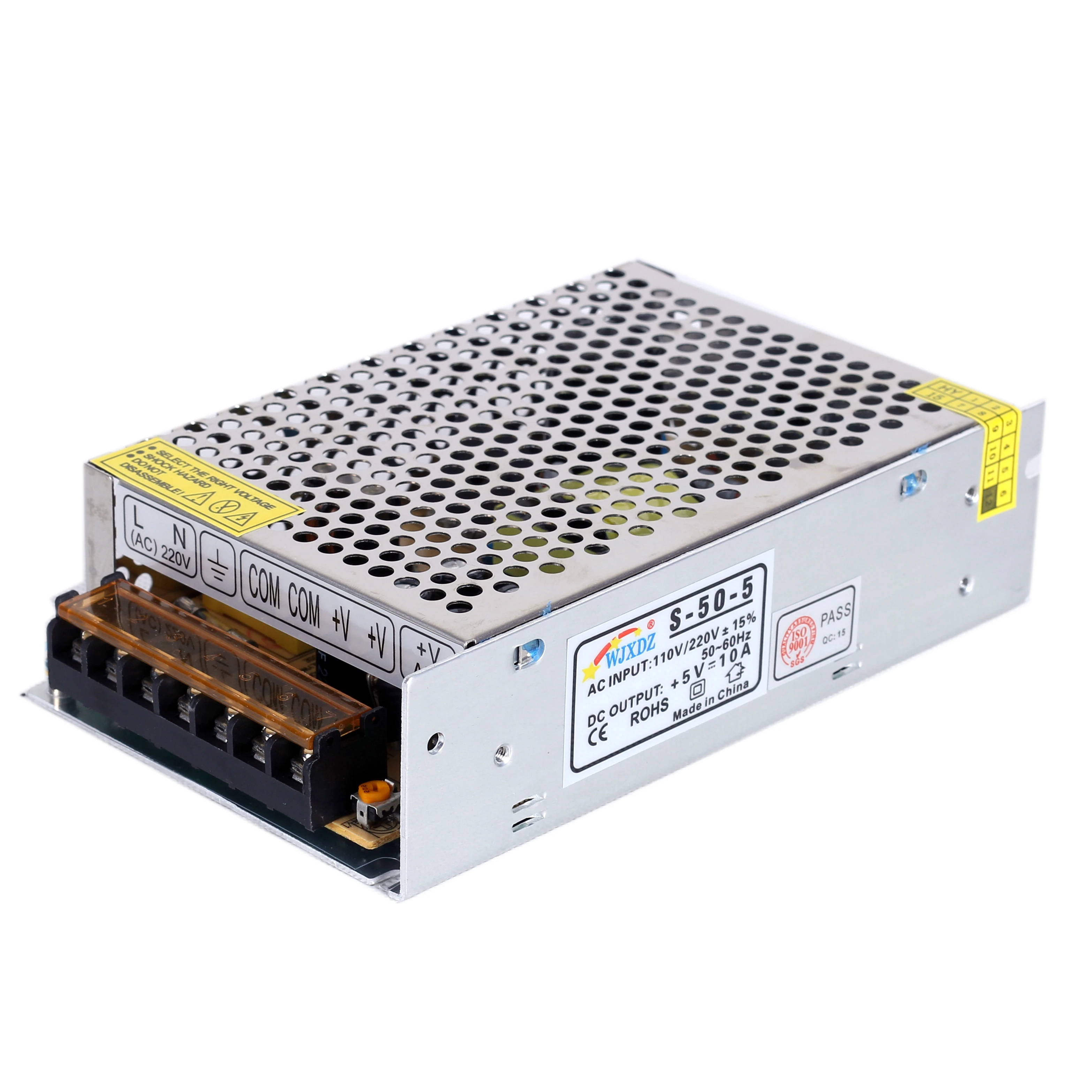 5V Switching Power Supplies 10A 50W CE ROHS EMC COMPONENT LVD TEST FACTORY LED DRIVER