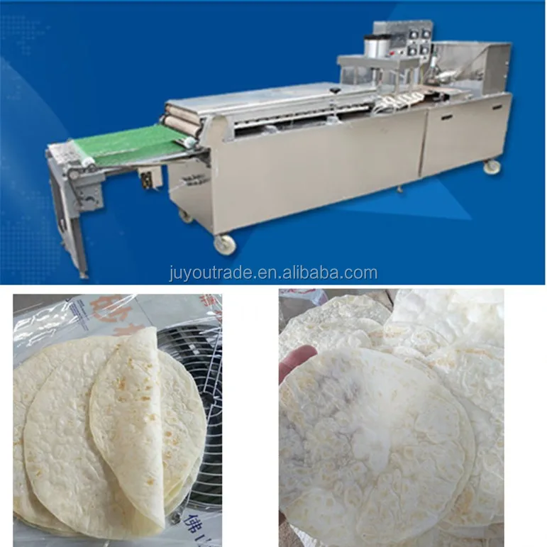 Jy Tortillas And Flat Bread Making Machine Electric Power Stainless
