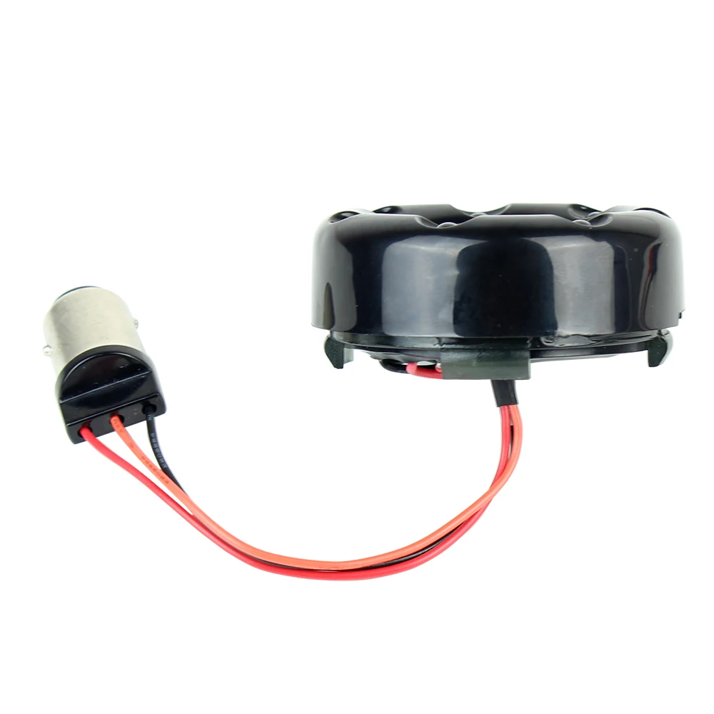 New Design Red LED Turn Signal Light 1157 Base Bullet Rings Fit for Motorcycle Softail Road Street Glide