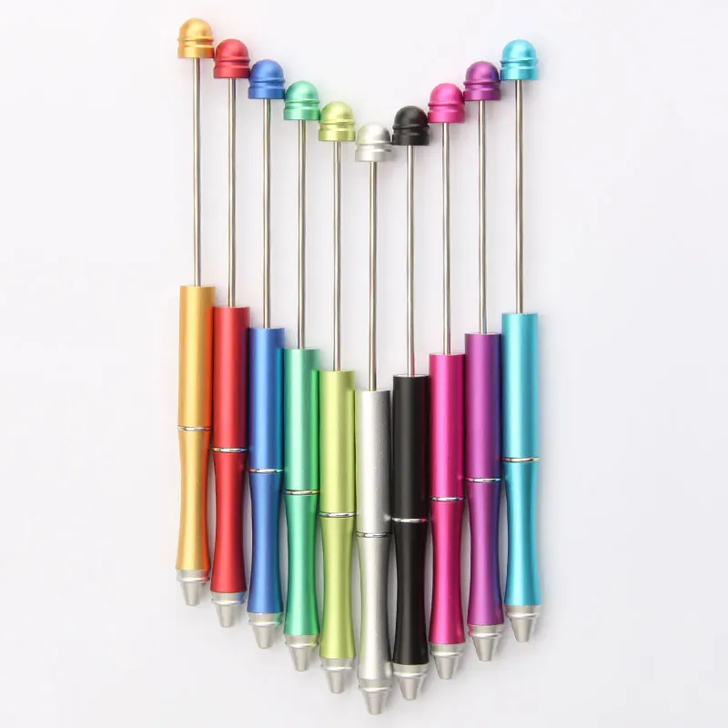 Manufacturers Metal Beads Multi-color 6 PCS PU Leather Ball Pen Meeting  Record Pen Classic Business Metal Pen Gift - AliExpress