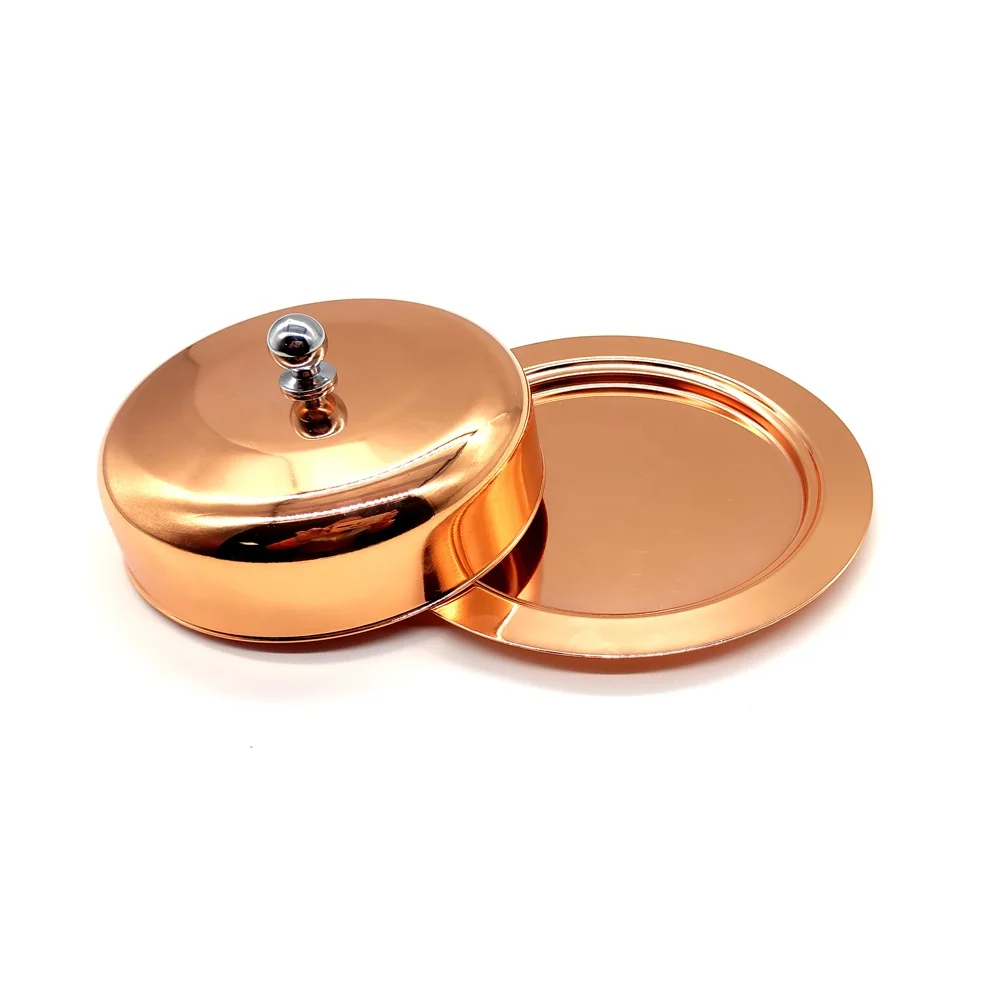 Stainless Steel Round Butter Dish With Easy To Hold Lid Buy Butter