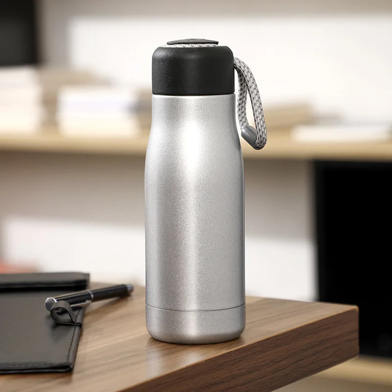 ss-1857带盖配件双壁不锈钢水瓶饮料型保温瓶运动真空瓶