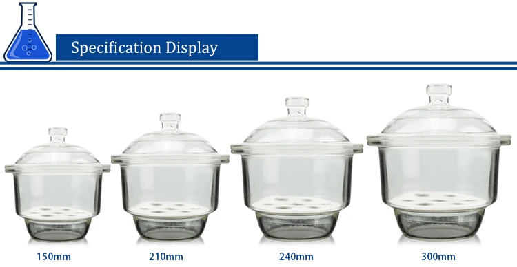 beyondsupply-Lab glass vacuum desiccator jar dryer 120mm new 
