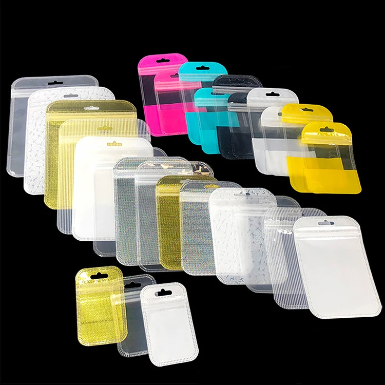 标志打印拉链窗口塑料小配件包装袋