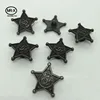 xu colorful rainbow Czech glass custom metal sewing shank buttons with LOGO for leather