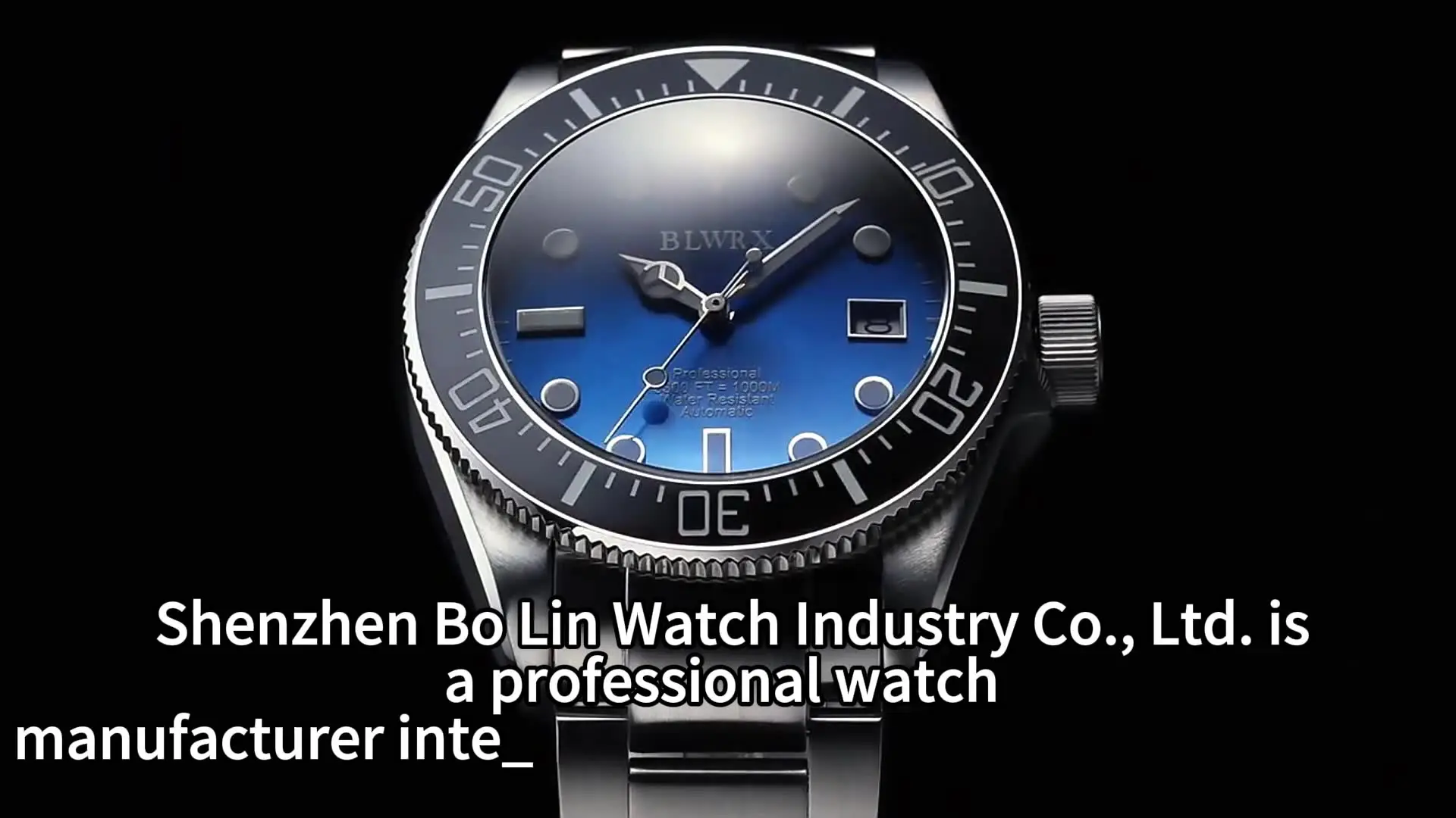 Automatic Watch BLWRX 43mm Professional Stainless Steel