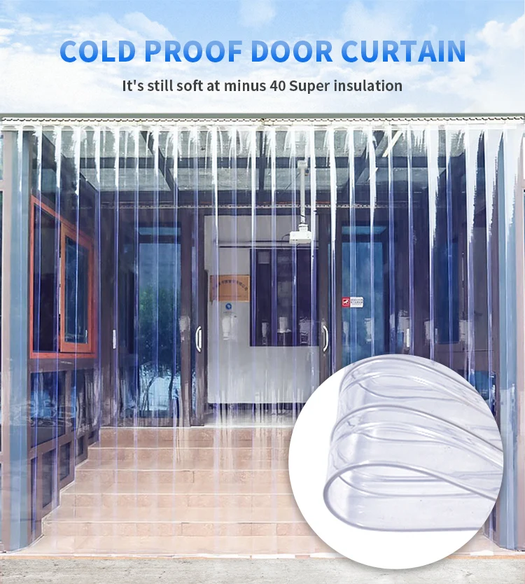 Pvc Strip Door Curtain, Soft door curtain - detail 2