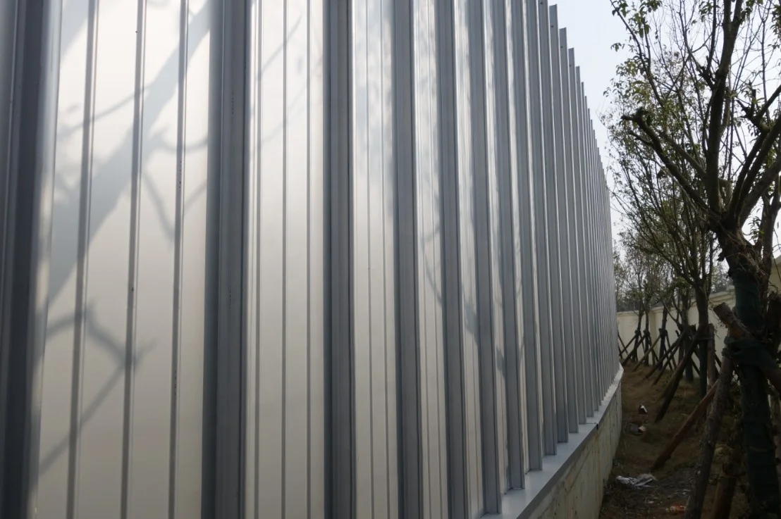 standing seam wall