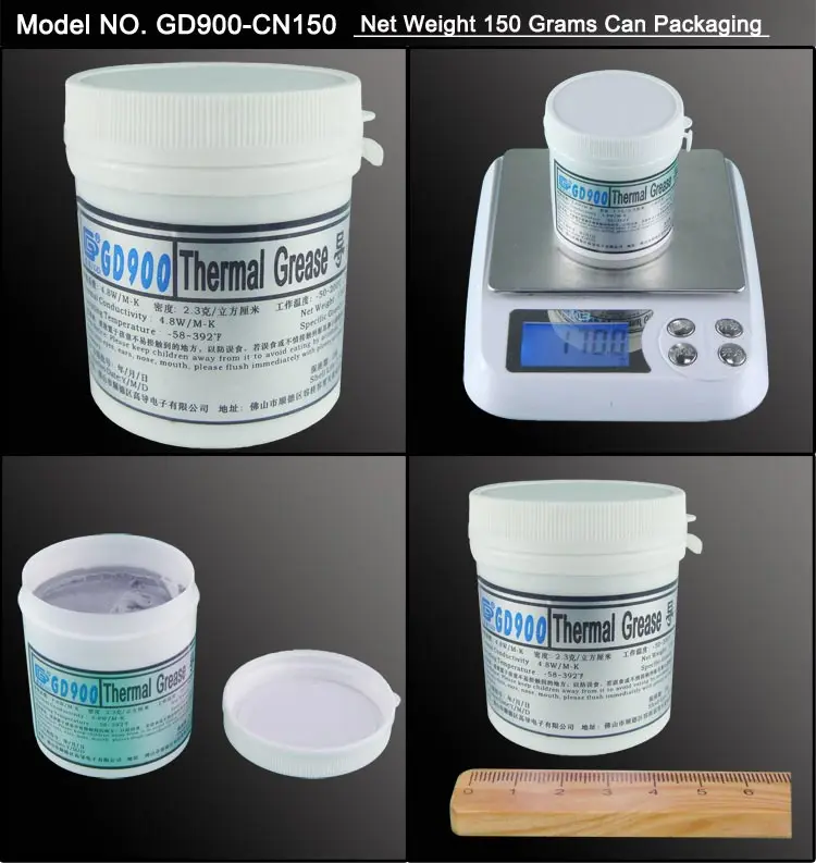 Gd900 Series Gray Thermal Conductive Grease Paste Plaster Heat Sink