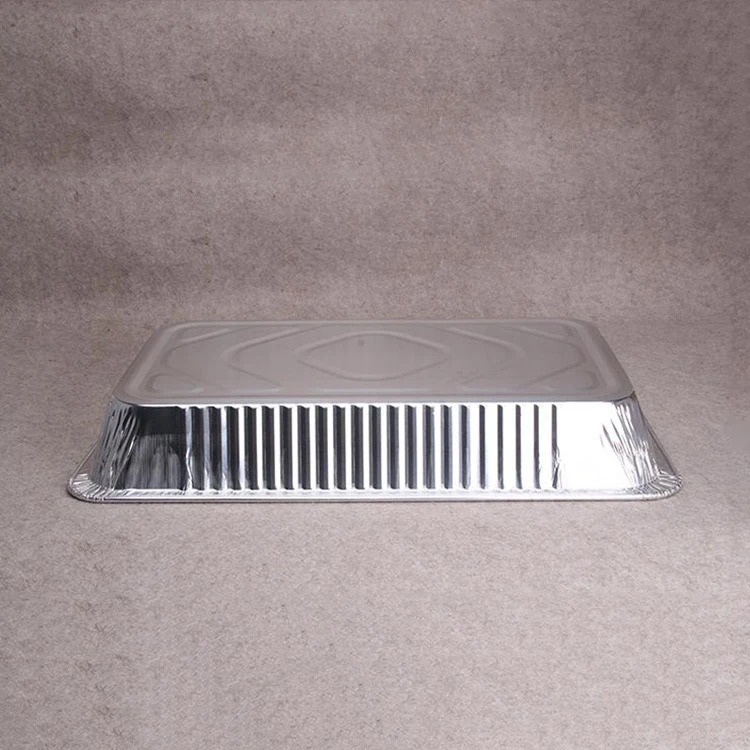 5400ml Food Packaging Aluminum Foil Plates Disposable Foil Container Large Turkey Grill Tray