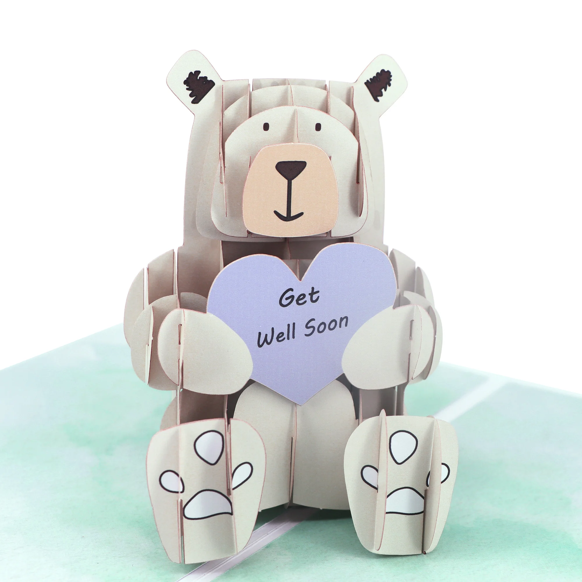 personalized 3d popup sympathy get well soon greeting cards