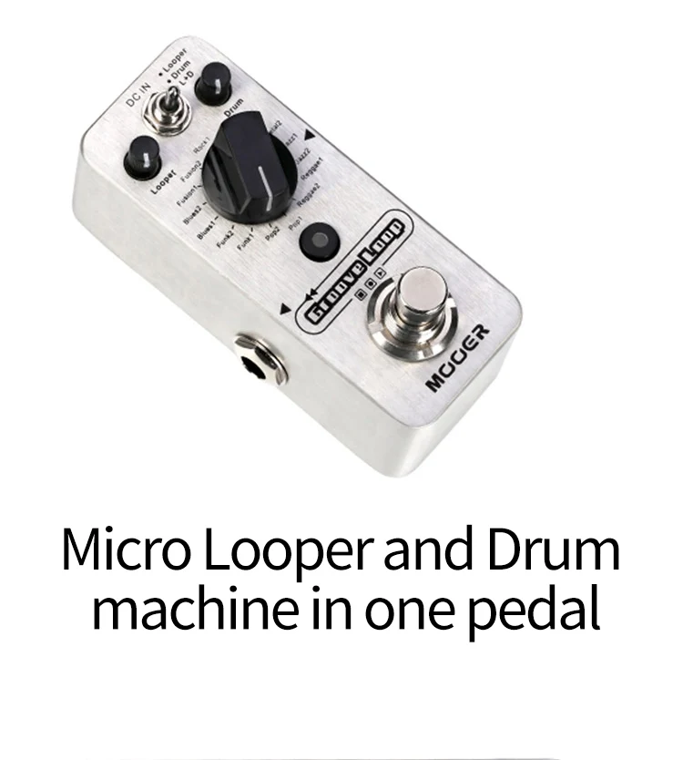Mooer Loopgroove Drum Machine Looper Pedal Guitar Effect Buy Guitar