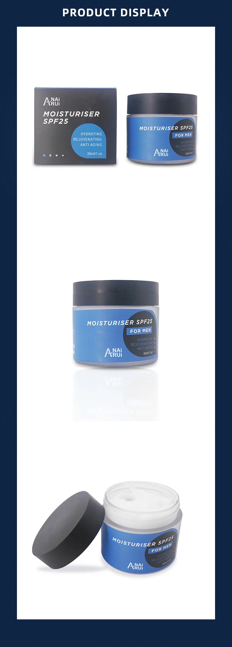 men's anti aging spf moisturiser