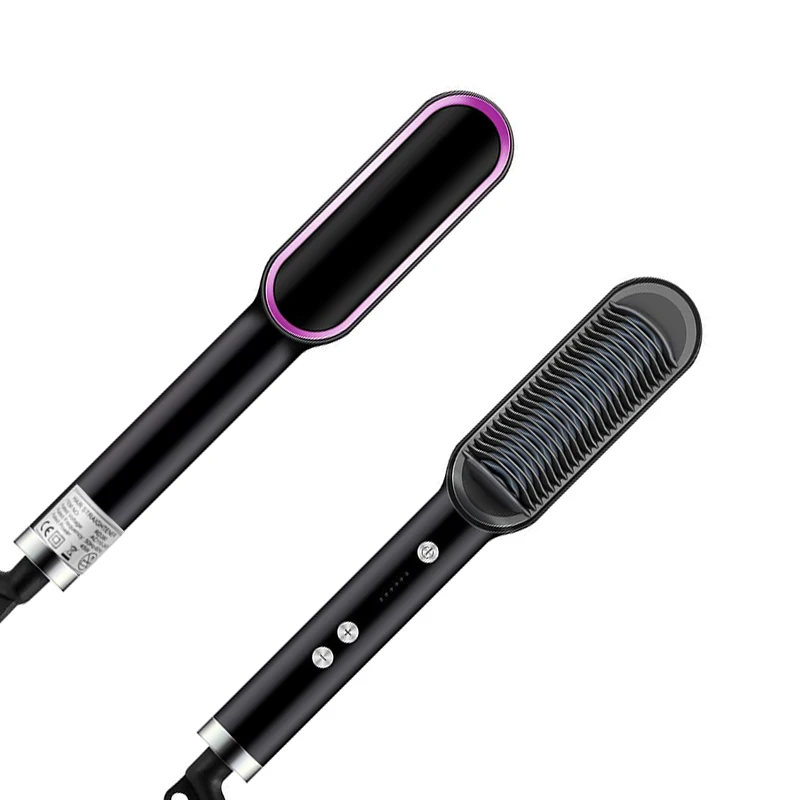 2020 New Hair Stylish Hot Comb Making Hair Straightener Style Electric Power Hair Straightener Hot Comb