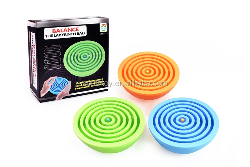 24pcs Fidget Balance Iq Mini Plastic Brain Teaser Mind Teaser Ball