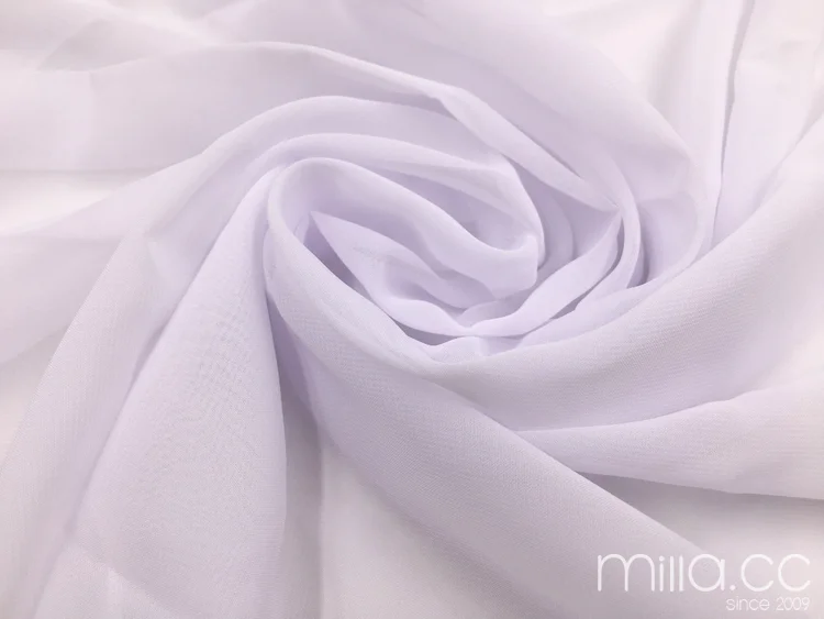 white chiffon
