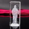 New Arrival Custom Design 3D Laser Engraved Cube K9 Crystal Cube for Souvenir