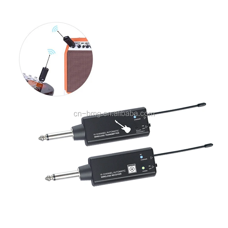 Bmg High Quality Guitar Wireless Microphone Guitar Wireless System Uhf