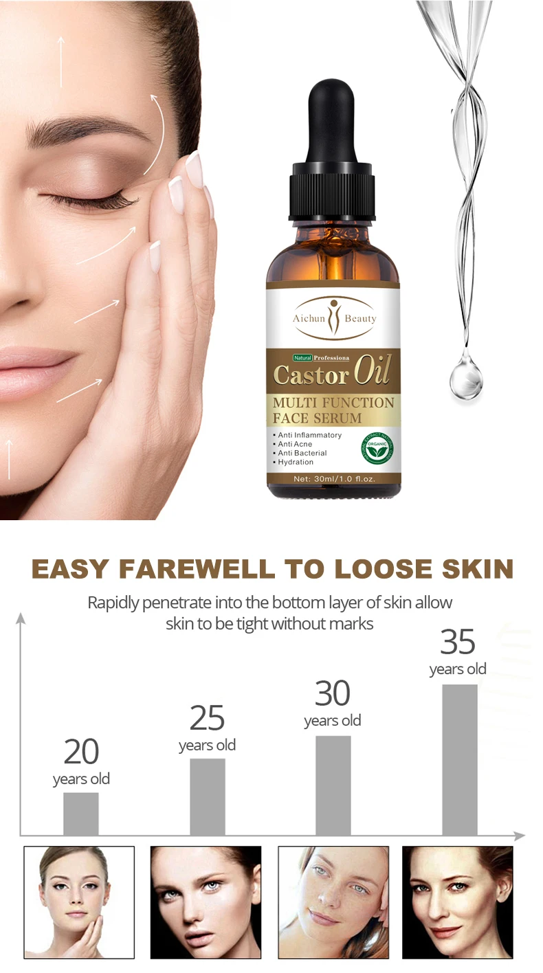 castor oil face serum