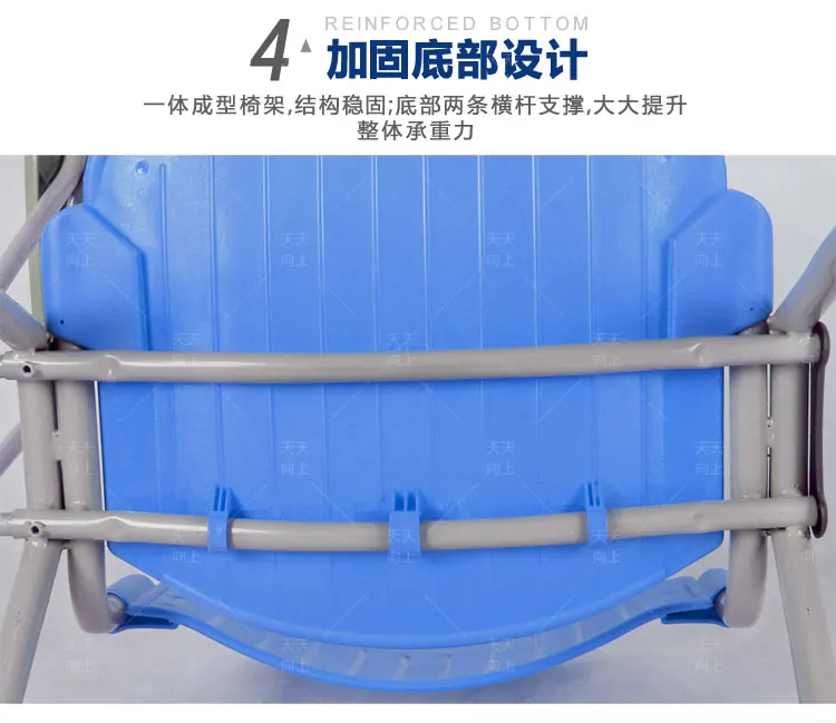 4 Leg School Chair with Writing Pad Molded Plastic Tablet Chair Solid Steel Class Room Chairs