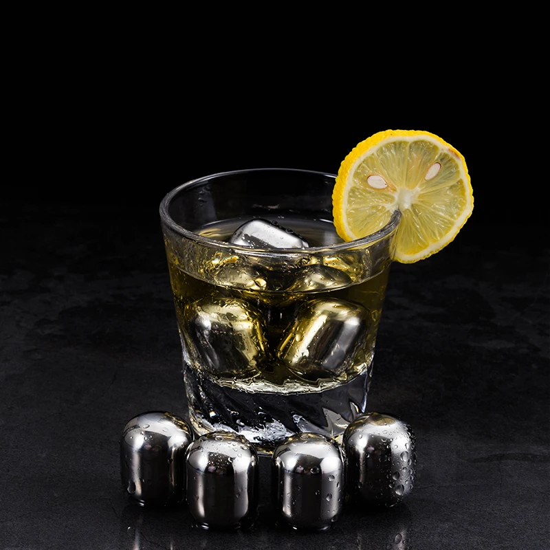 Food Grade Stainless Steel Whiskey Stones Ice Cube Manufacturer