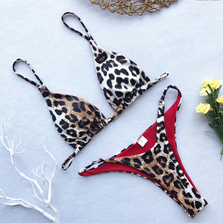 2019 Sexy Bikinis Women Swimsuit Leopard Swimwear Beachwear