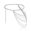 VRIUA Boho Silver Gold Metal Belly Waist Chain Tassel Charms Body Multilayer Chain Bikini Beach Belt Jewelry