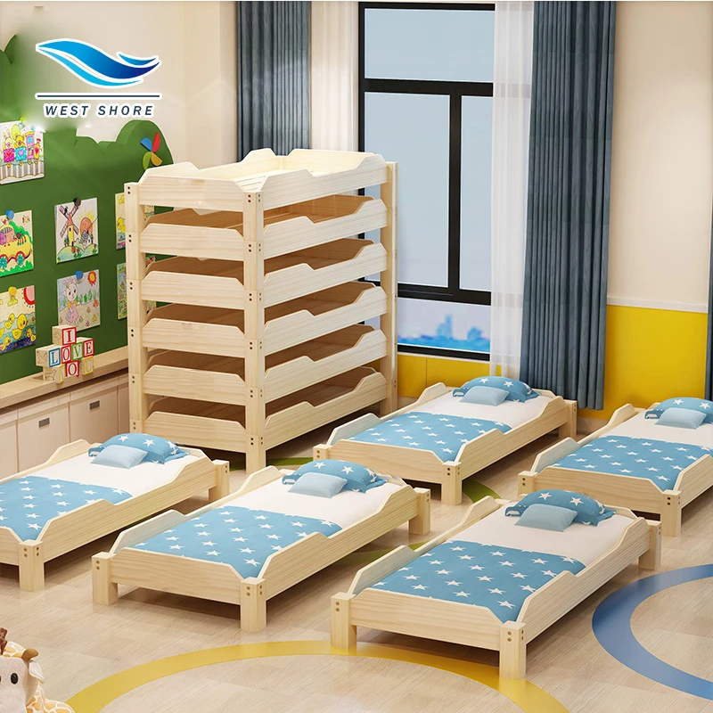 Stackable Mesh Bed For Kindergarten Children Lunch Break Bed Mesh