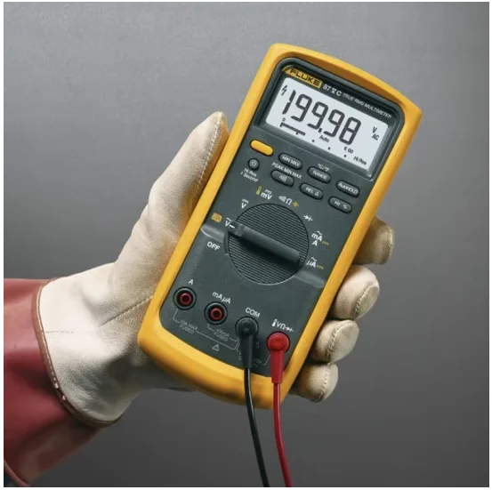 Fluke 87vc True Rms Digital Multimeter Handheld High Precision Four-bit ...