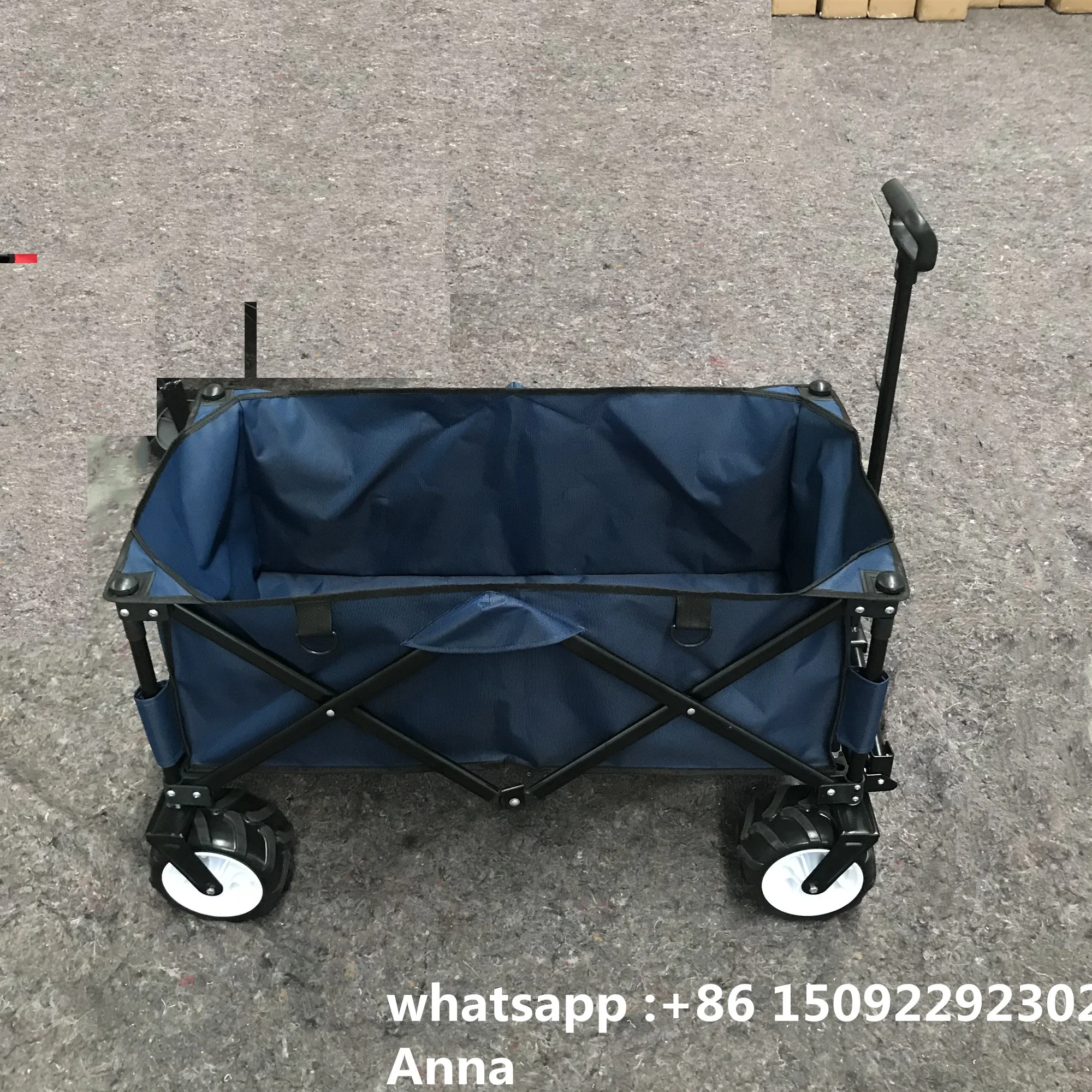 Heavy Duty Folding Wagon Collapsible Utility Car Great For Outdoor