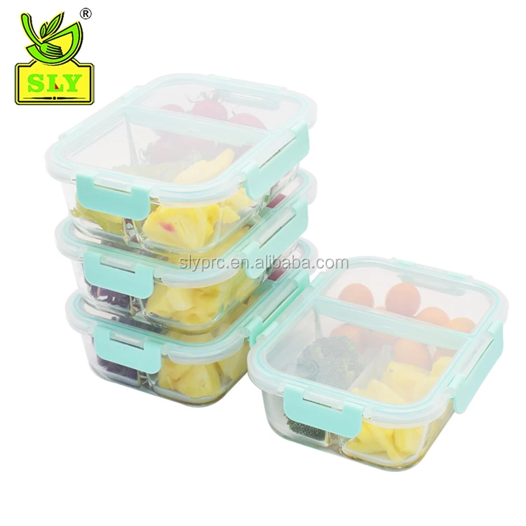 Glass Bento Lunch Box For Kids Pyrex Glass Food Container