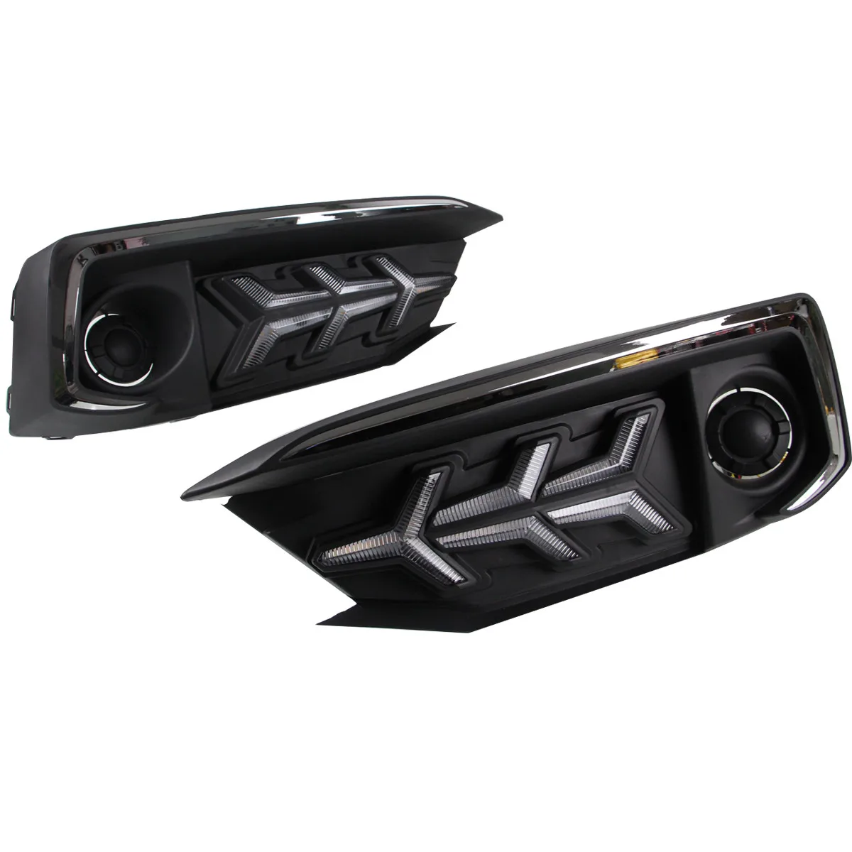 New Car Drl Led Daytime Running Lights With Turning Function Fog Light