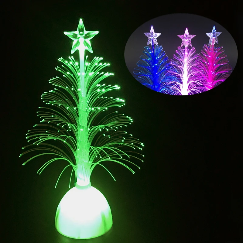 China Small Yurt Fiber Optic Christmas Tree Led Mini Fiber Optic ...