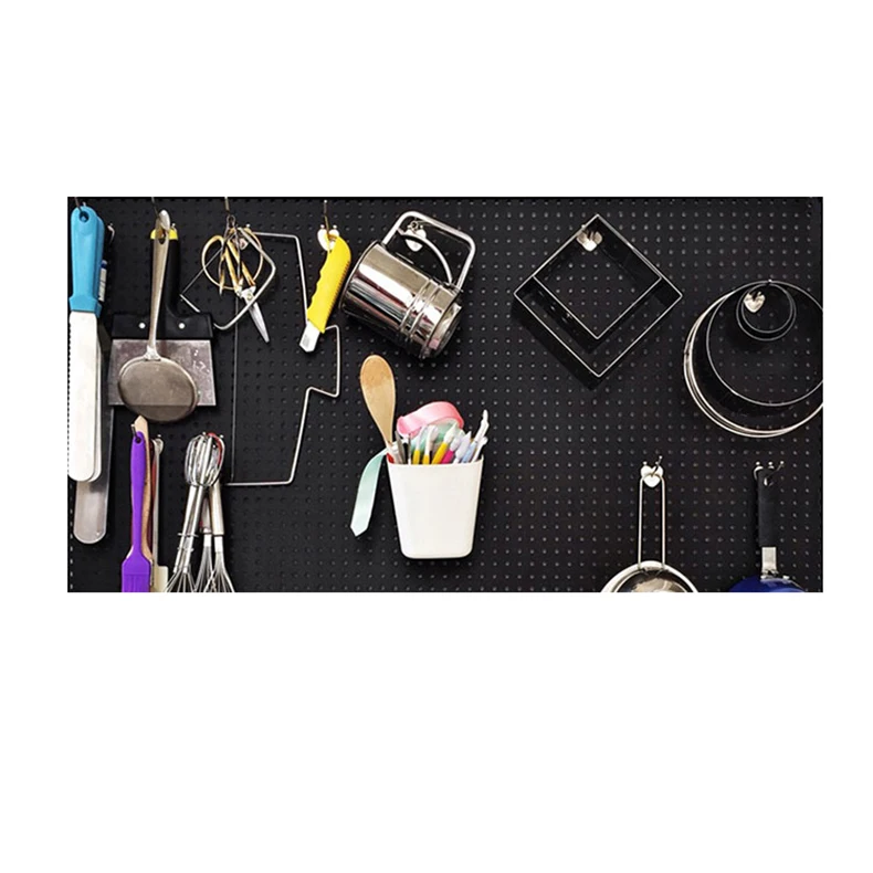 Sizetocut Pegboard Wall Display Organizer Garage Hardware Tool Display Wall Plastic Pp