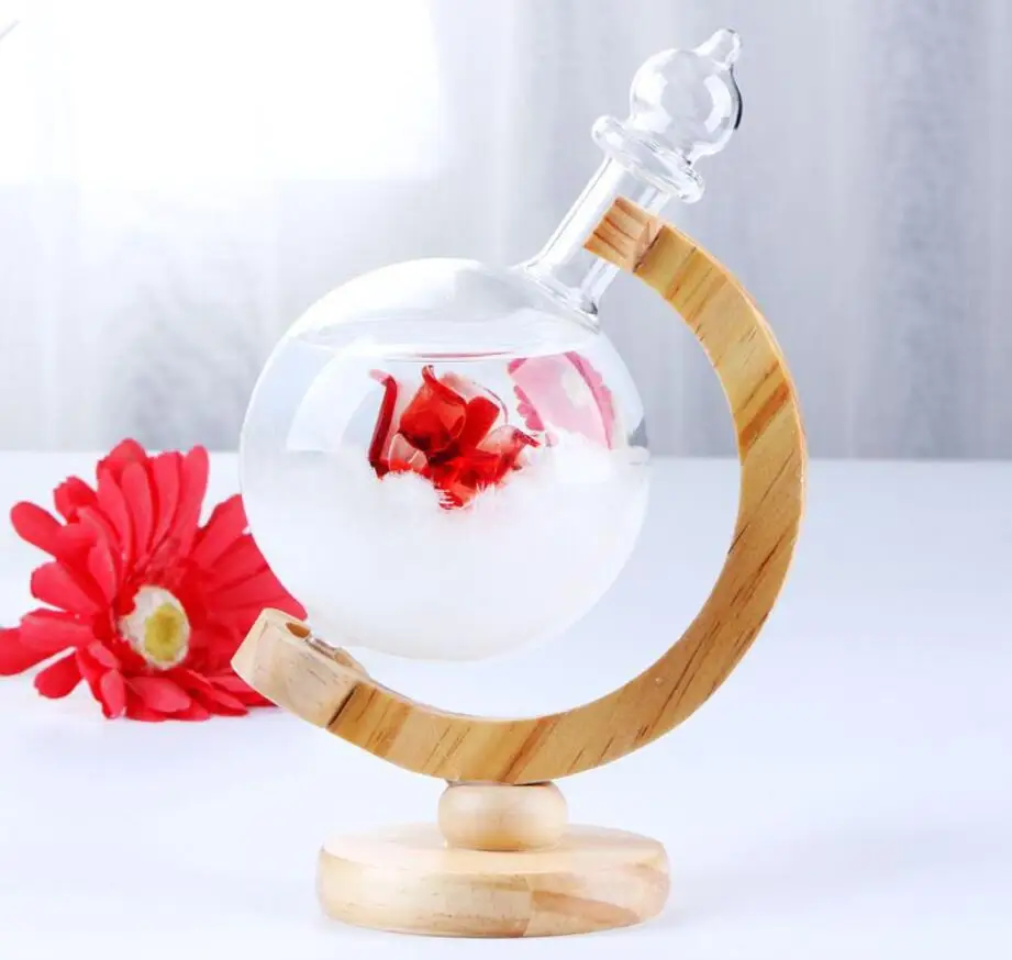 Promotional Gift Glass Ball Barometer Storm Glasses Buy Galileo
