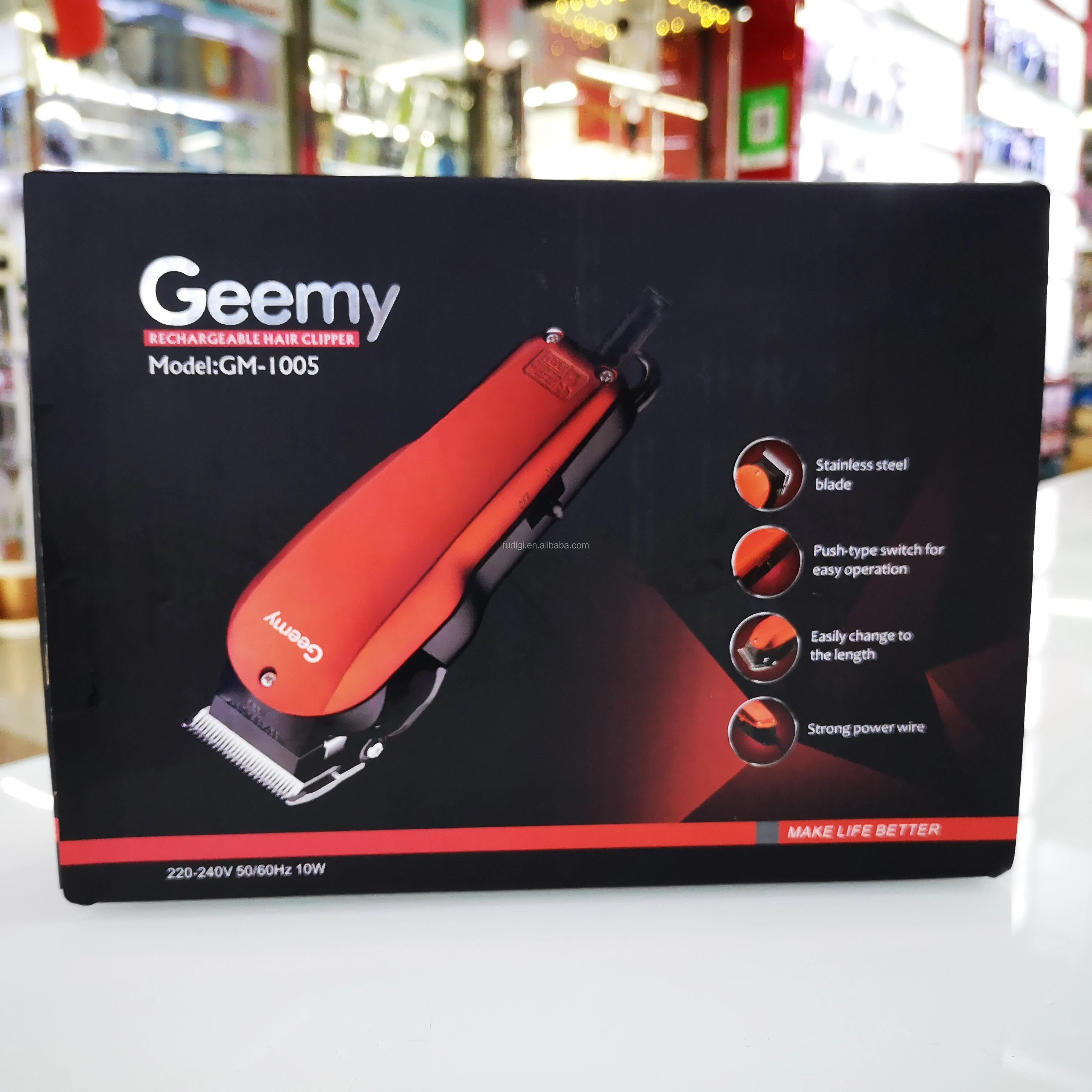 Alibaba Wholesale Geemy Gm1005 Professional Electric Hair Clipper