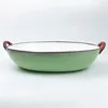 Color Glazed Ceramic Large Bread Baking Dishes for Restaurant
