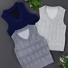 Promoción Niñas De La Escuela Suéter Chaleco, Compras online Chaleco de Punto Niño Niña Jersey Estudiantes Suéter Ropa