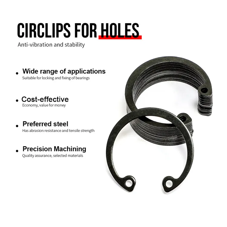 C-Clip Snap ring 24mm DIN472 Internal circlips *Top Quality! Pack of 6 