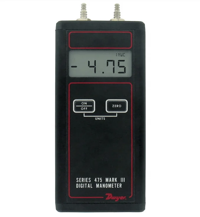 Dwyer 475 Series Mark Iii Handheld Digital Manometer P/n 475000fm Ranges From 1in. W.c