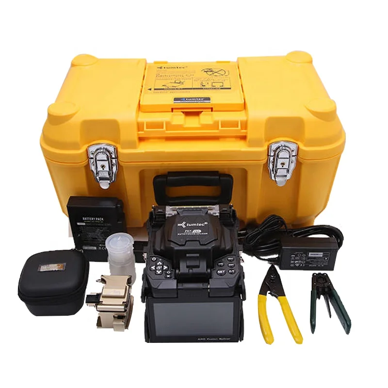 tumtec 6 motor arc optical fiber fusion splicer machine same as sumitomo fiber fusion splicer V9+/V9mini