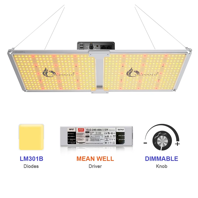 Best New Archibald Waterproof Lm301B Hydroponic Vertical Full Spectrum Led Grow Light From China Wholesale Manufacturers