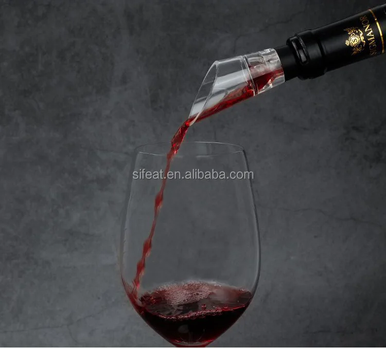 Red Wine Bottle Aerator Decanter Aerating Pourer Spout Bar Accessory Set  JK WD 